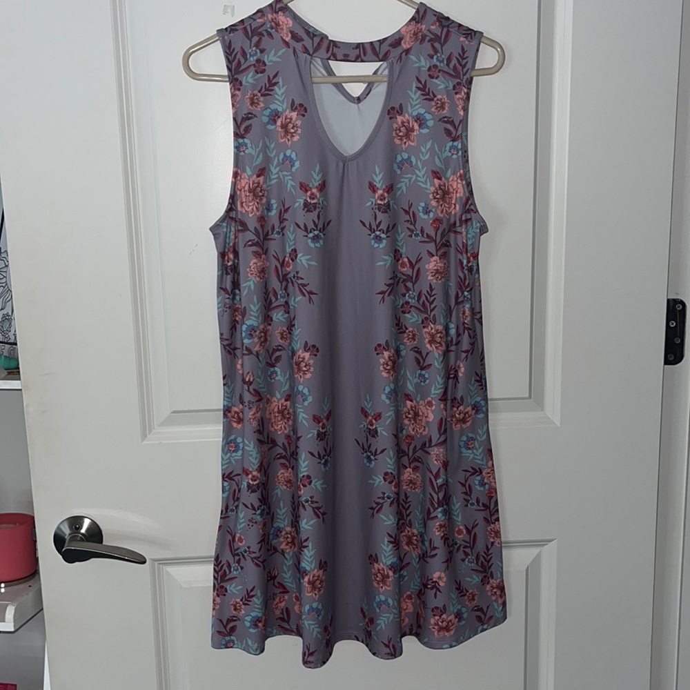 NWT MUDD floral midi sleeveless dress